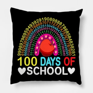 100Th Day Of School Teacher Kids 100 Days Math Numbers Pillow