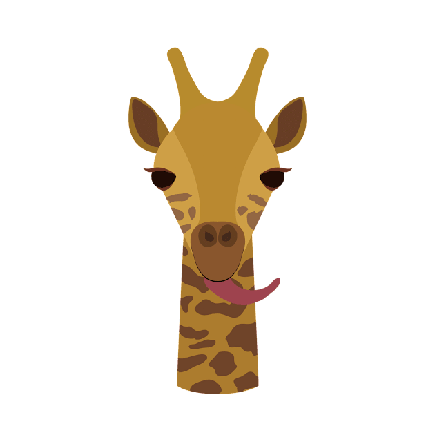Cheeky Giraffe by Fox_Flood