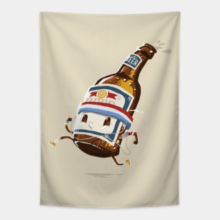 Beer Run ( Collaboration with Stacy Eyles) Tapestry