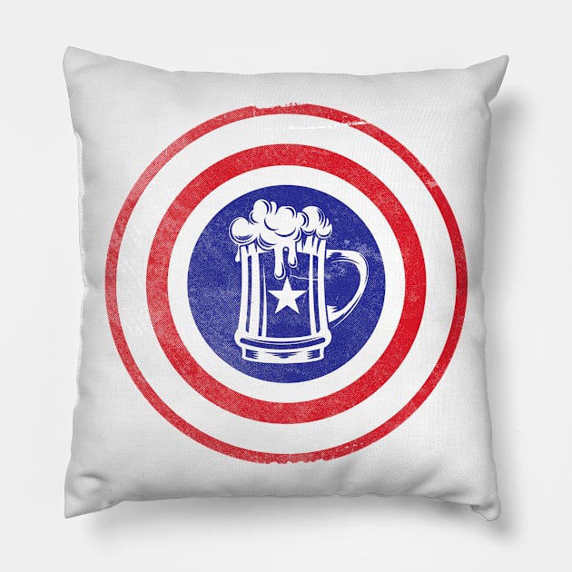 Patriotic Beer Pillow by Dailygrind