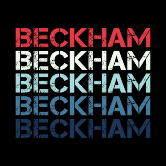 Beckham Name T Shirt - Beckham Classic Vintage Retro Name Gift Item Tee - Beckham - Phone Case