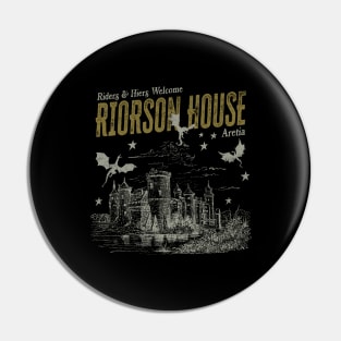 Iron Flame - Xaden Riorson House - Fourth Wing Pin