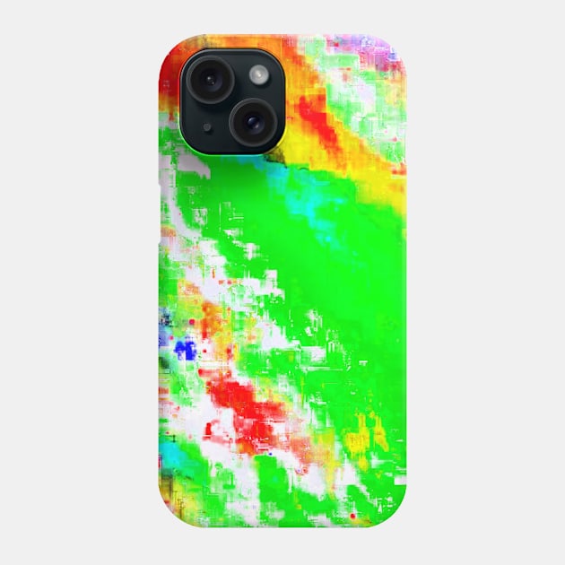 Glitchin' Green Phone Case by BlakCircleGirl