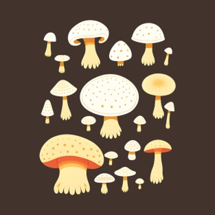 Mushroom Pattern T-Shirt