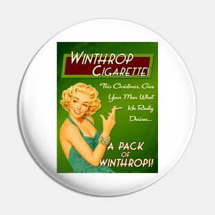 Winthrop Cigarettes Pin