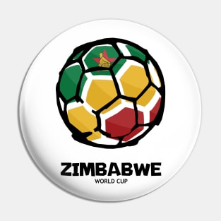 Zimbabwe Football Country Flag Pin