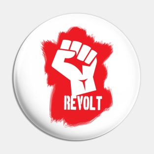 Revolt - Spray Paint Pin