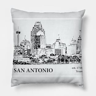 San Antonio - Texas Pillow