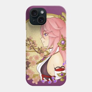 Yae Miko, Genshin Impact Phone Case