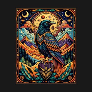 Raven tarot card T-Shirt