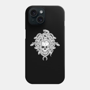 Skull and snake Phone Case