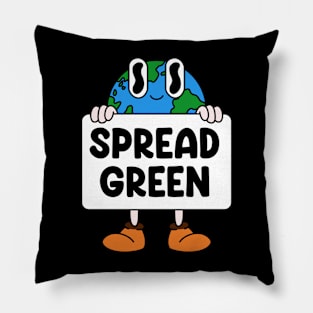 Spread green Pillow