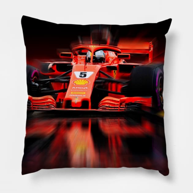 Vettel Pillow by DeVerviers