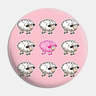 The Pink Sheep Pin