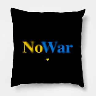 Ukraine Support No War Promote Peace Pillow