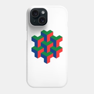 Geometric Tripod Design Phone Case