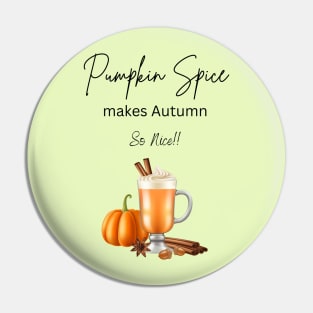 A Pumpkin Spice beverage makes Autumn so nice!! Pin