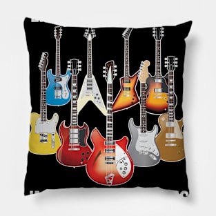 Life is Full of Important Choices - Electric Guitars Pillow