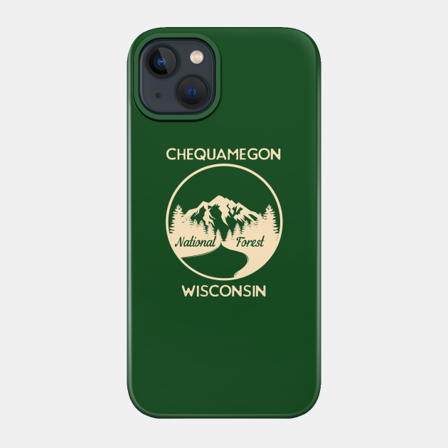 Chequamegon National Forest Wisconsin - National Forest - Phone Case