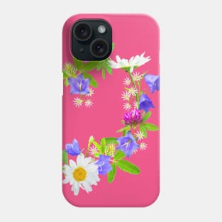 Wild flower heart Phone Case