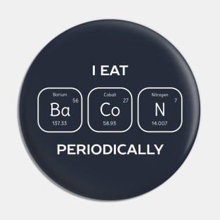 Bacon Science T-Shirt Pin