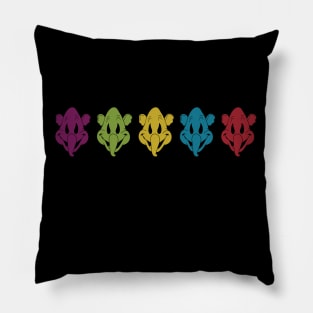 Technicolor Elephants Pillow