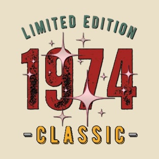 Retro groovy,  Limited edition 1974 classic. T-Shirt