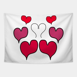 Different hearts Tapestry