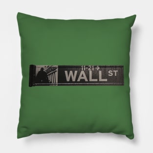 $ Wall Street $ Pillow