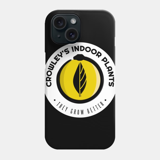 Crowley's Indoor Plants logo - White BG Phone Case by monoblocpotato