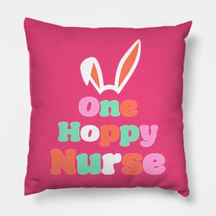 'One Hoppy Nurse' Pillow