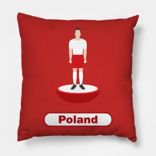 Poland Football Pillow