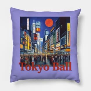 Japan Tokyo Ball by Kana Kanjin Pillow