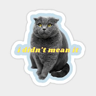 Sweet cat logo Magnet