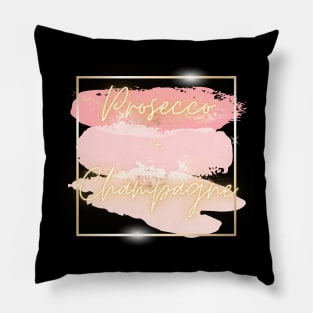 Prosecco + Champagne Pillow