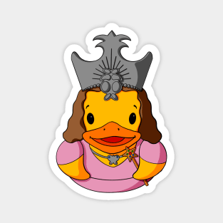 Glinda the Good Witch Rubber Duck Magnet