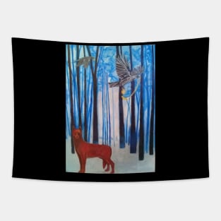 Lobo rojo Tapestry