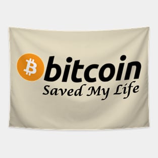 Bitcoin Saved My Life Tapestry