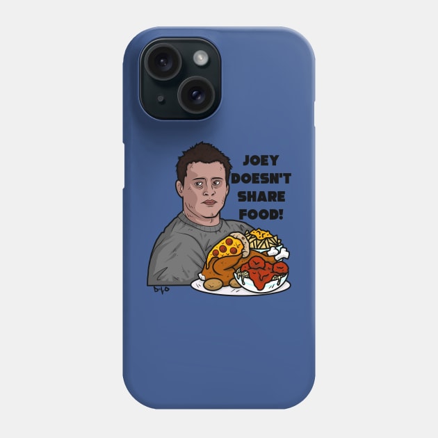 Joey doesn’t share food Phone Case by DiLoDraws