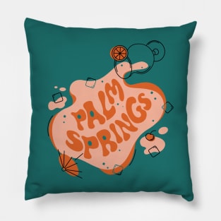 Palm Springs Drip Pillow