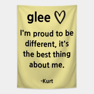 Glee/Kurt/Proud to be different Tapestry