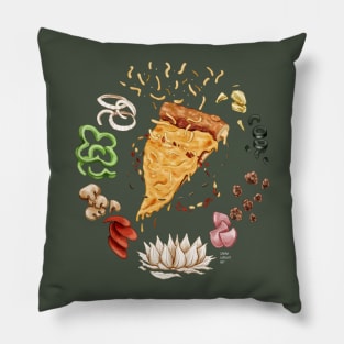 Pizza Mandala Pillow