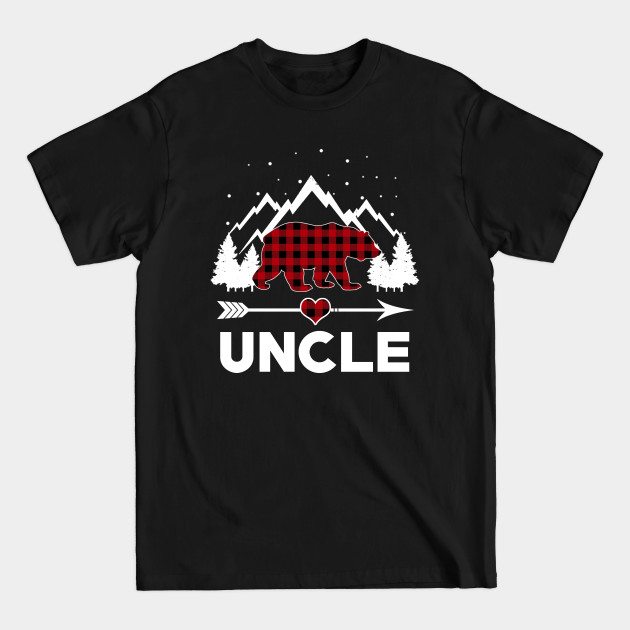 Disover Uncle Bear Buffalo Plaid Matching Family Christmas Pajama - Bear Family Christmas - T-Shirt