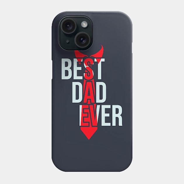 Best Dad Ever Phone Case by Maiki'