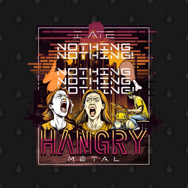 I Ate Nothing Nothing! Hangry People Funny Sayings Singing by alcoshirts