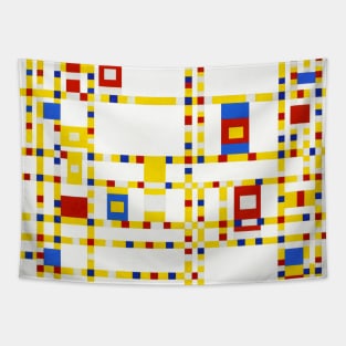 Mondrian Abstract Art Tapestry
