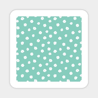 Floral millefleur pattern Magnet