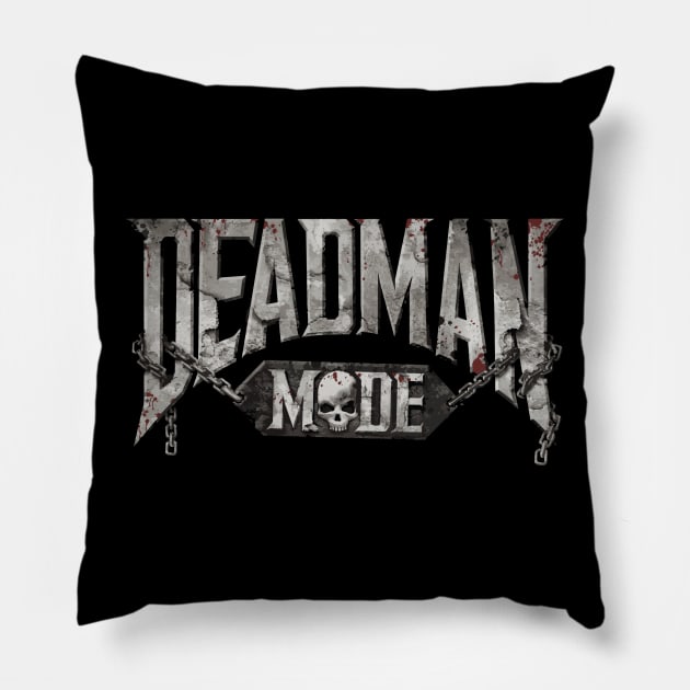 Deadman Mode Pillow by slice_of_pizzo