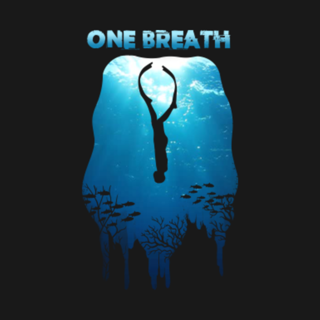 Freediving One Breath Diving Apnea Ocean Free Dive Sea Diving T