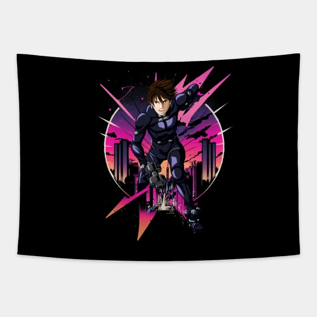 GANTZ Resurrection Arc - Relive the Epic Saga with This Tee Tapestry by NinaMcconnell